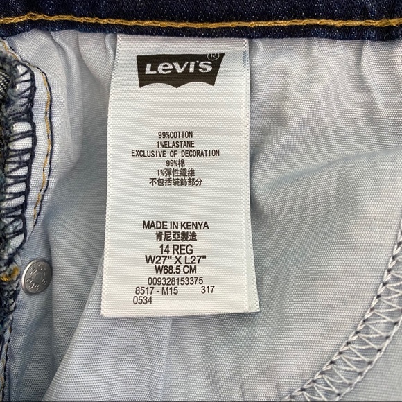Levi’s 511 Slim Patchwork Jeans Size 27 x 27 - Picture 3 of 10